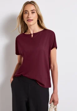 Shirt met uitsnijding