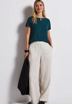 Shirt met uitsnijding