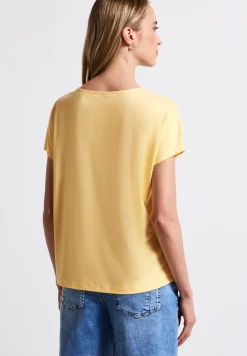 Shirt met uitsnijding