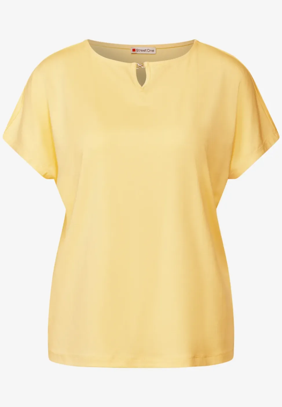 Shirt met uitsnijding