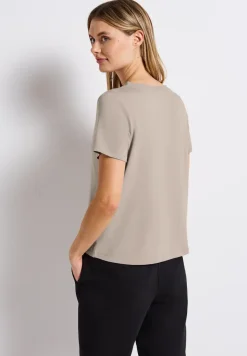 Shirt met V-hals