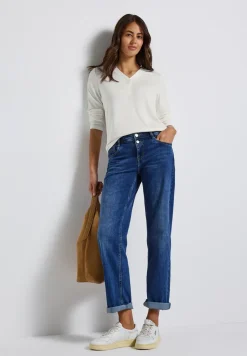 Shirt met V-hals