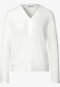 Shirt met V-hals