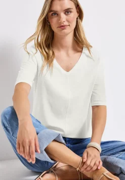 Shirt met V-hals