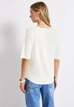 Shirt met V-hals