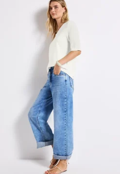 Shirt met V-hals
