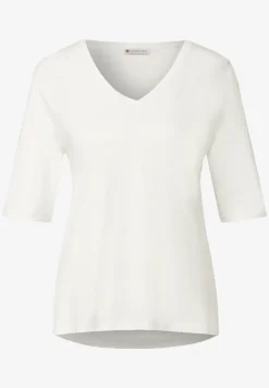 Shirt met V-hals