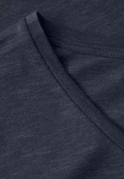 Shirt met V-hals