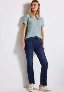 Shirt met V-hals