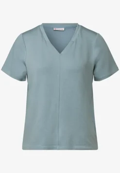 Shirt met V-hals