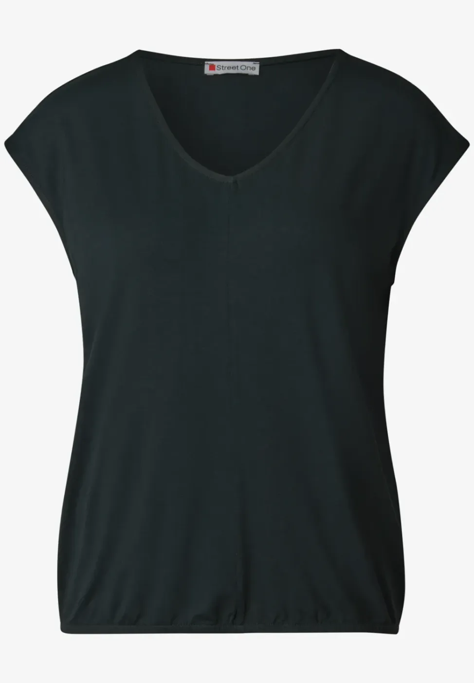 Shirt met V-hals