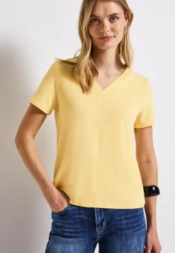 Shirt met V-hals