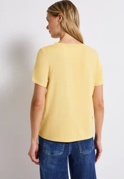 Shirt met V-hals
