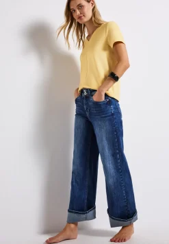 Shirt met V-hals