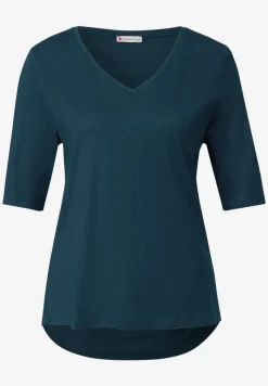Shirt met V-hals