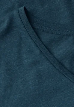 Shirt met V-hals