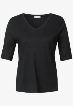Shirt met V-hals