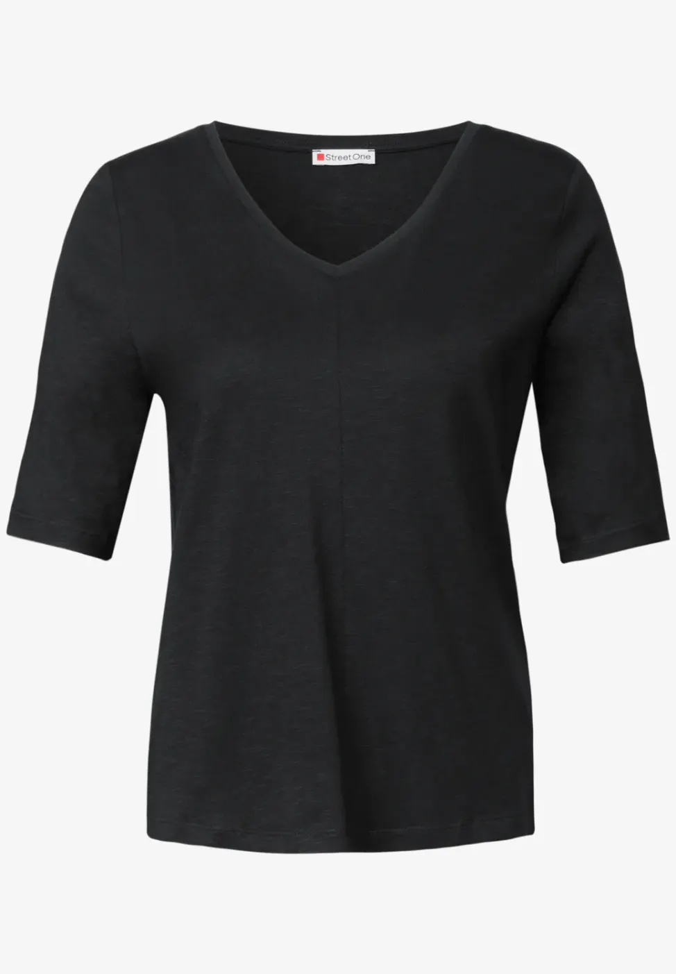 Shirt met V-hals