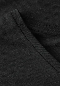 Shirt met V-hals
