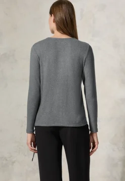 Shirt met V-hals