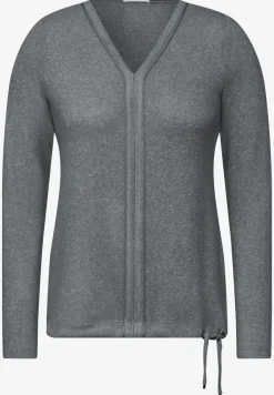 Shirt met V-hals