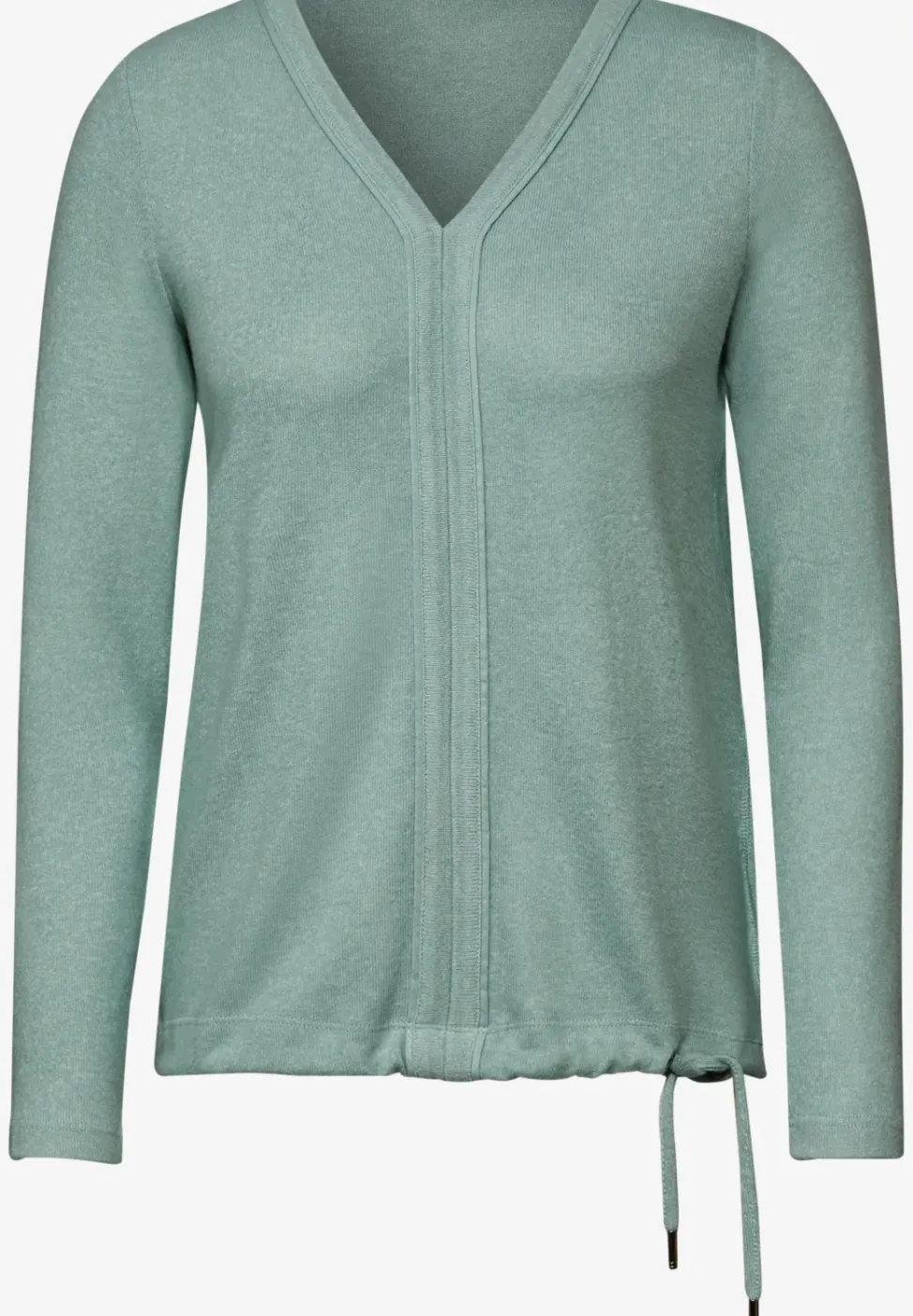Shirt met V-hals