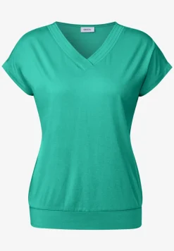Shirt met V-hals