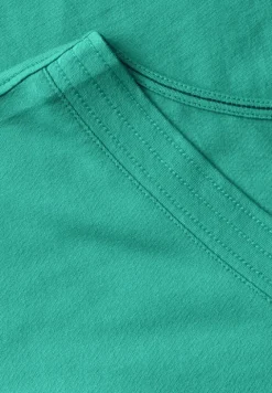 Shirt met V-hals