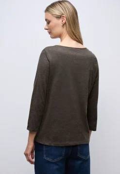 Shirt met vierkante halslijn