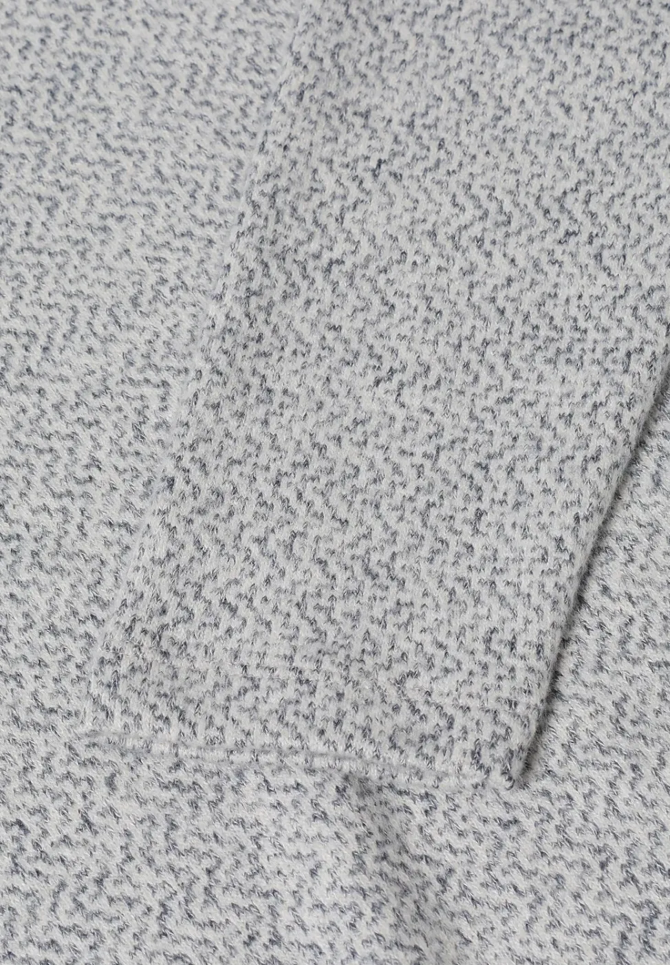 Shirt met visgraatmotief en jacquardmotief