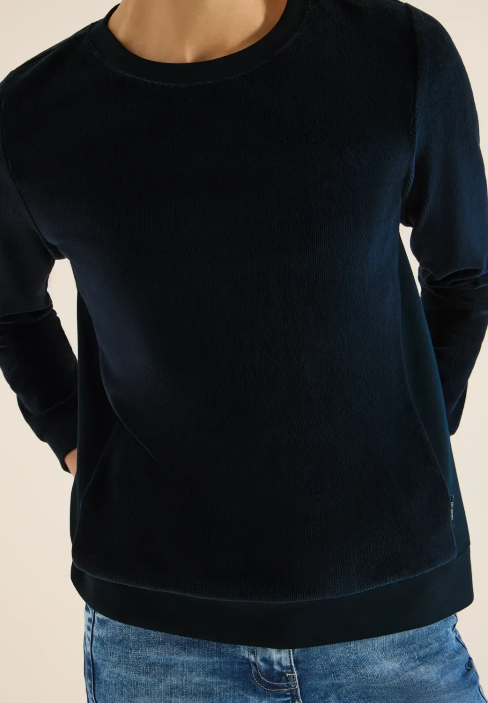 Shirt met zachte structuurmix