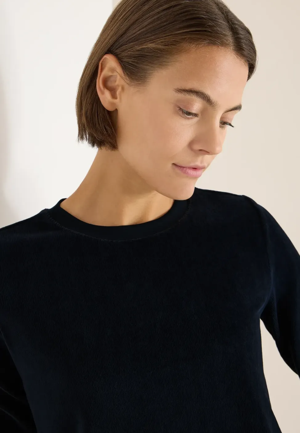 Shirt met zachte structuurmix
