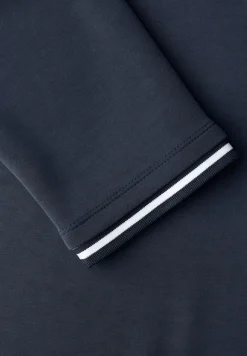 Shirt met zijdeachtige look en details
