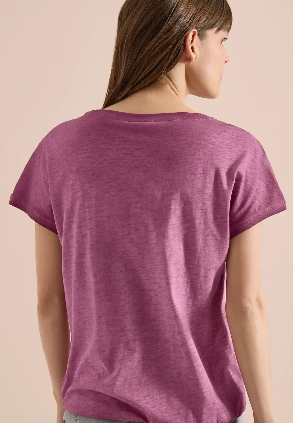 Shirt van geverfde jersey