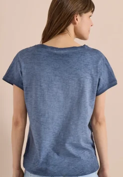 Shirt van geverfde jersey