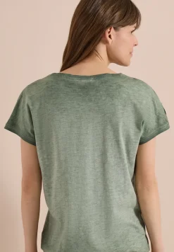 Shirt van geverfde jersey