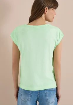 Shirt van geverfde jersey