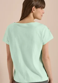 Shirt van geverfde jersey