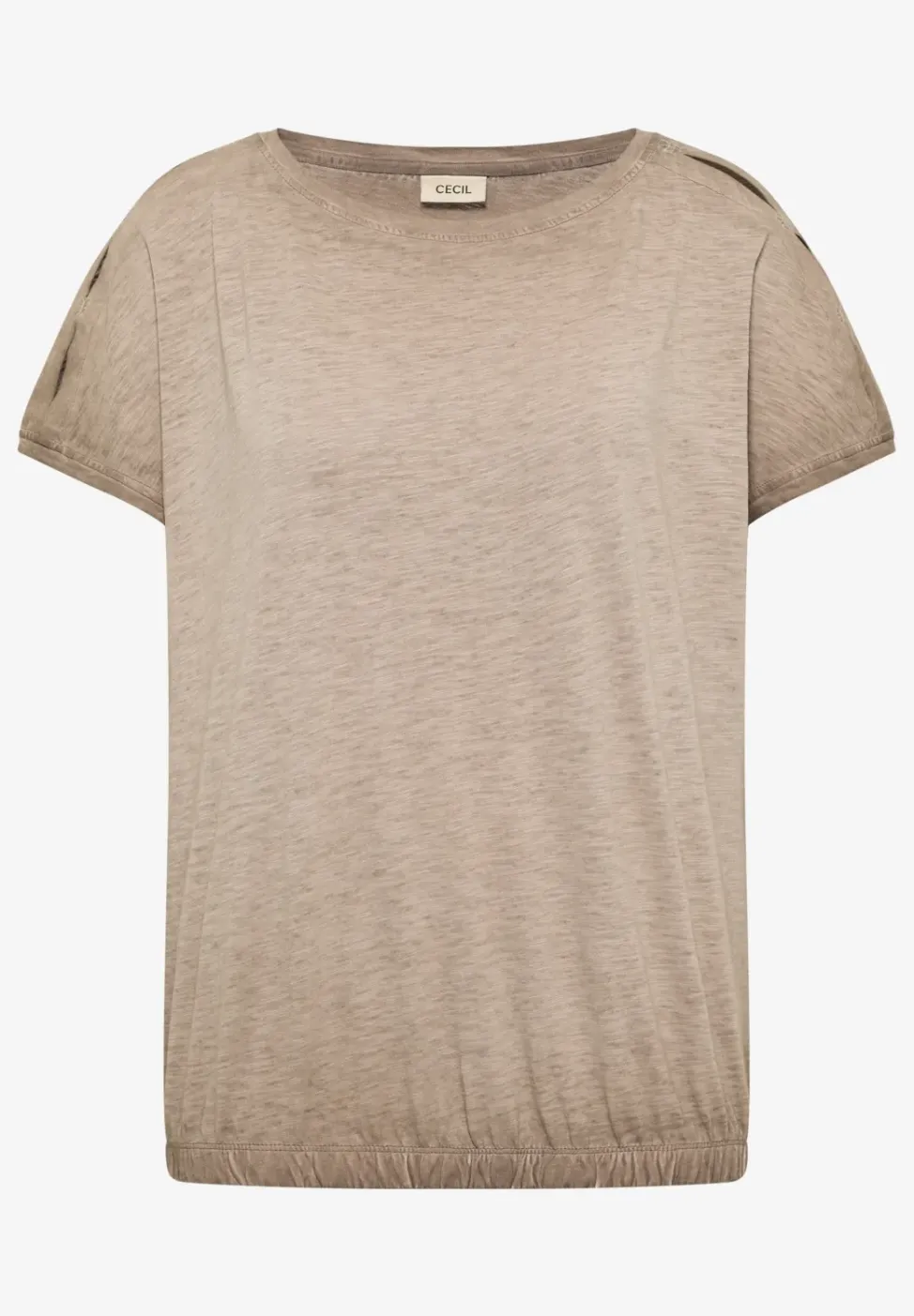 Shirt van geverfde jersey