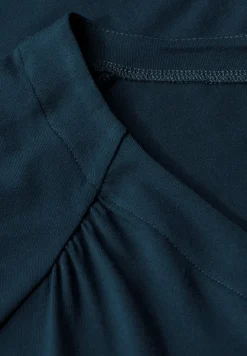 Shirt van jersey met elastische zoom