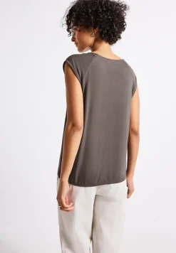 Shirt van jersey met elastische zoom