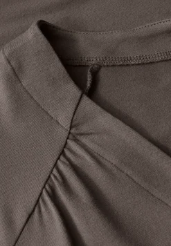 Shirt van jersey met elastische zoom
