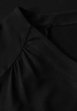 Shirt van jersey met elastische zoom