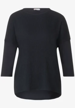 Shirt van materiaalmix