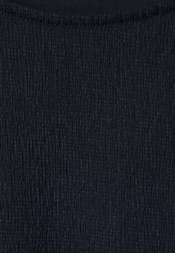 Shirt van materiaalmix