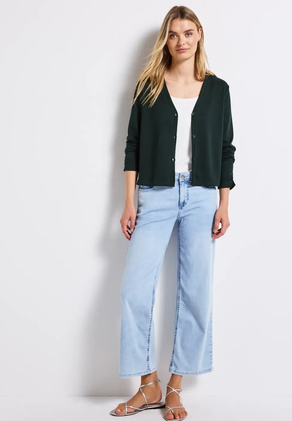 Silk-Look jasje