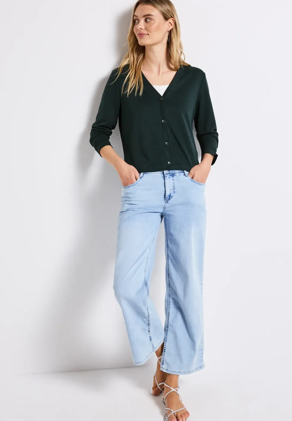 Silk-Look jasje