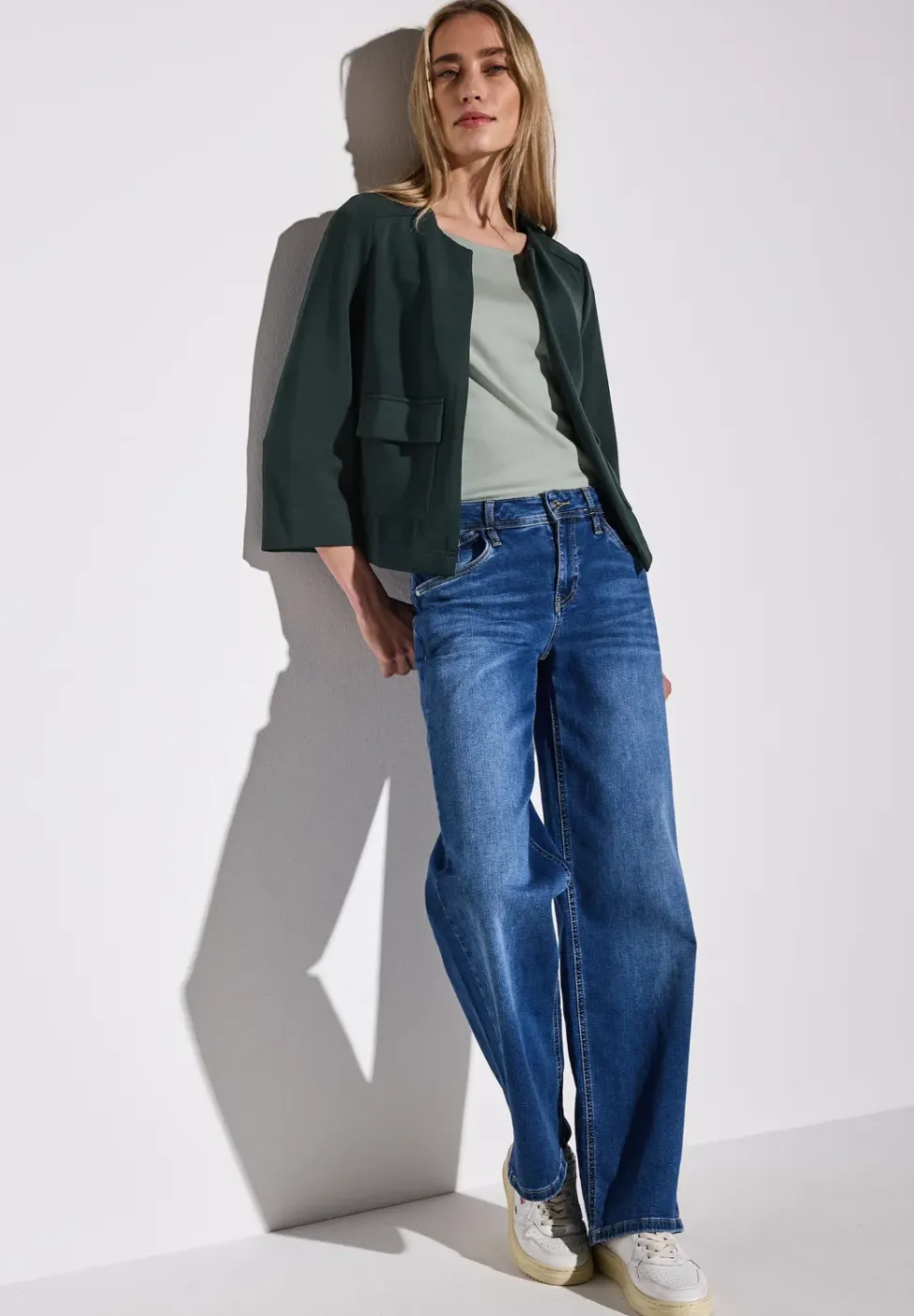 Silk-Look jasje