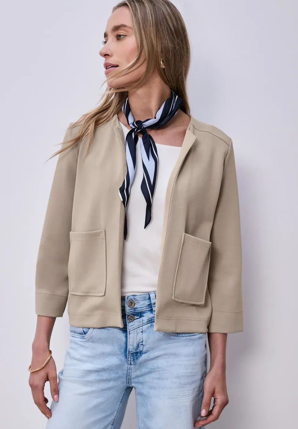 Silk-Look jasje
