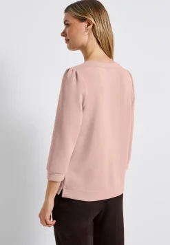 Silk-Look Shirt met rimpels